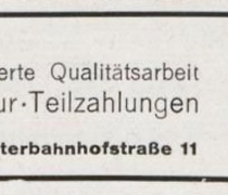 Werbung Pianofortefabrik Franz Lindner (1930)