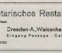Vegetarisches Restaurant Margarete Hass