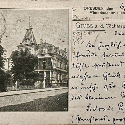 Töchterpensionat Sidonie Römer Winckelmannstraße