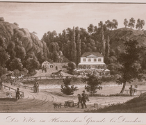 Die Villa im Plauenschen Grunde bei Dresden