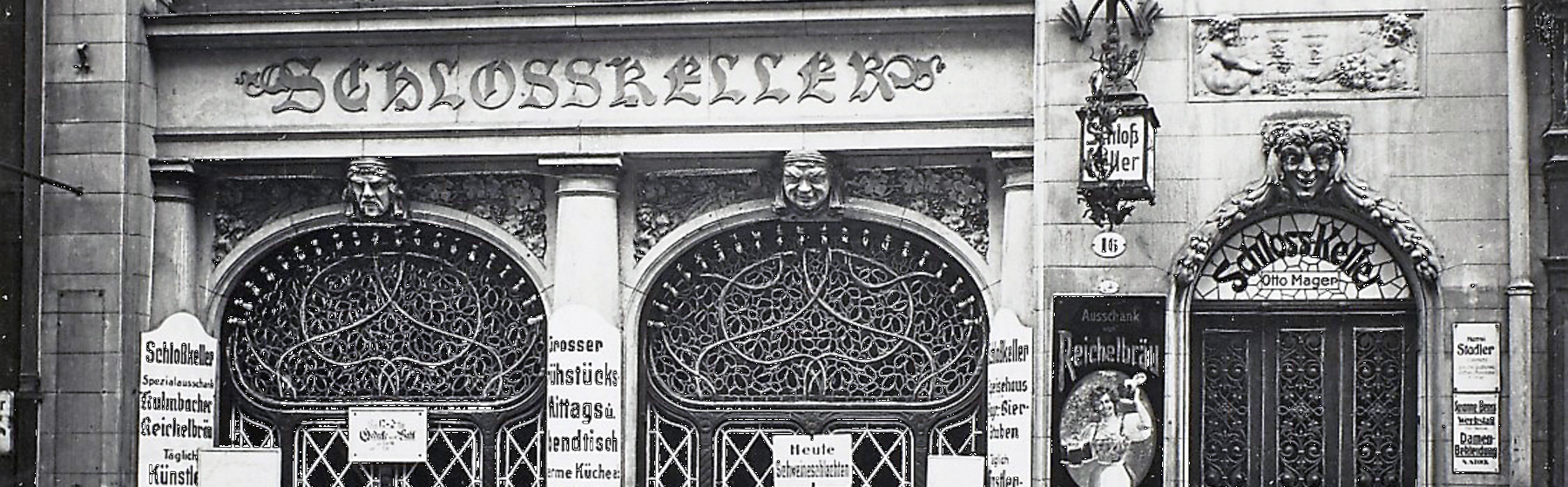Wohnhaus mit Speise- und Bierlokal "Schlo&szlig;keller"
