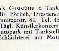 Gastwirtschaft Bruno Ehrlich